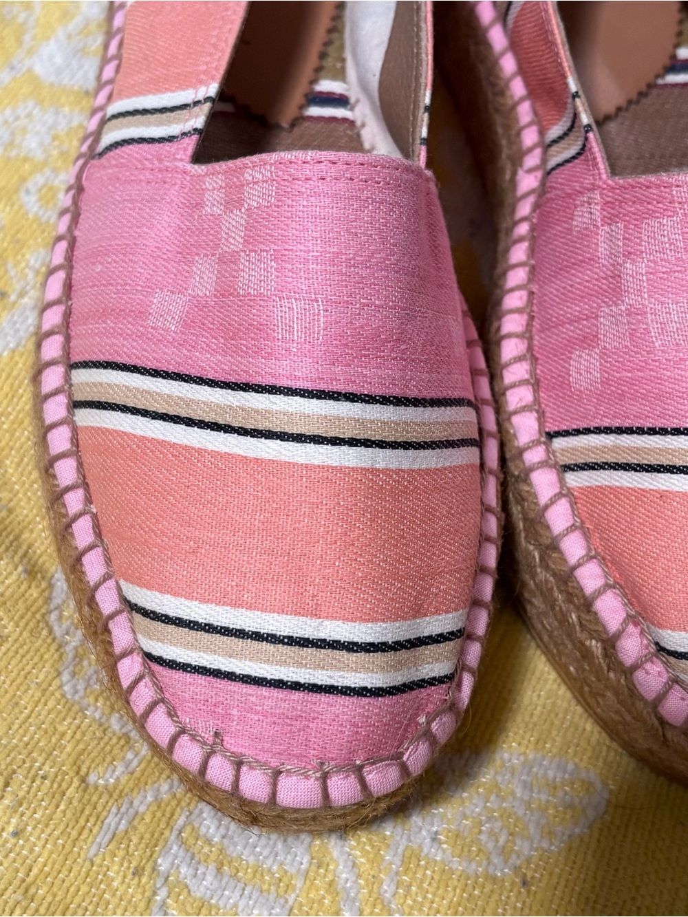 Penelope Chilvers Riviera Espadrilles-high platform jute sole. Size 36/6 - Picture 2 of 10